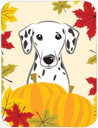 BB2016LCB Dalmatian Thanksgiving Glass Cutting Board