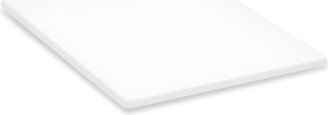 Square Lazy Susan Game Board Covered in A White Colored Vinyl - Custom