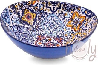 Hand Painted Ceramic Portuguese Tiles Side Dish Serving Bowl, Free Shipping