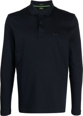 Embroidered-Logo Polo Shirt-AA