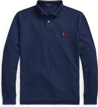 Long-Sleeved Polo Shirt-AJ