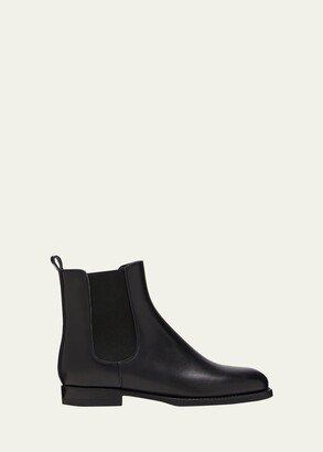 Chelsa Leather Chelsea Ankle Booties