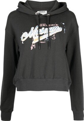 Musium Div. Graphic-Print Cotton Hoodie