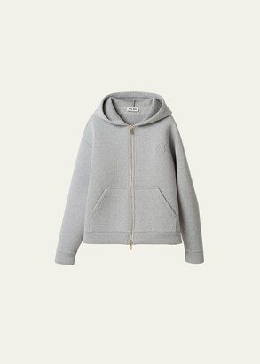 Felpa Zip-Front Hoodie