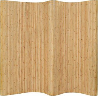 Room Divider Bamboo 98.4x65 Natural