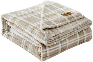 Closeout! Jackson Plaid Ultra Soft Plush Blanket, Twin