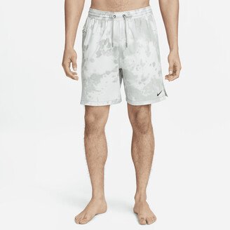 Men's Yoga Dri-FIT 7 Unlined Shorts in Grey-AB