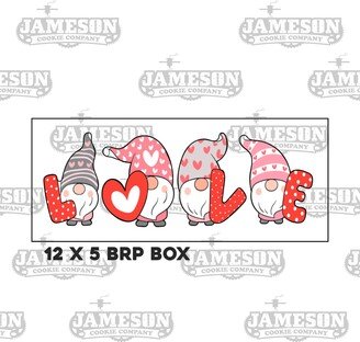 Valentine Love Gnomes - 4 Piece Cookie Cutter Set For Brp Box