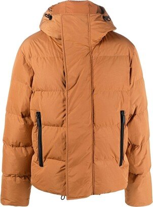 Hooded Puffer Jacket-AJ