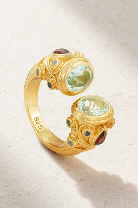 Amrapali London - Gold-plated Multi-stone Ring - 6