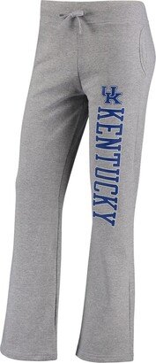 Women's Branded Gray Kentucky Wildcats Sideblocker Sweatpants
