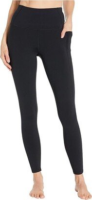 GO WALK High Waisted Leggings (Black) Women's Casual Pants