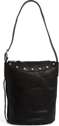 Leather Studded Belize Bucket Bag