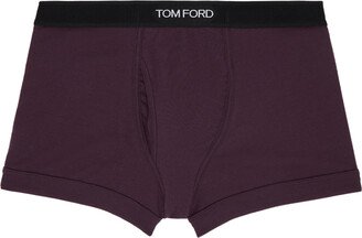 Purple Jacquard Boxers