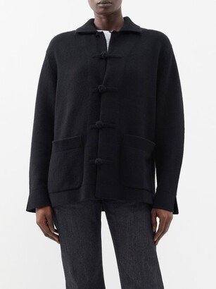 Bryson Frog-button Cashmere Cardigan