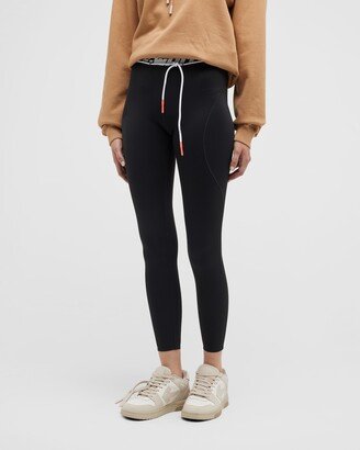 Logo Band Ankle Leggings