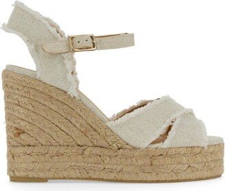 Bromelia Buckle-Fastened Wedge Espadrilles-AA