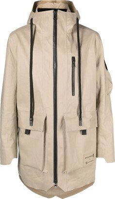 x Aether hooded parka coat