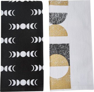 Moon Phase 2 Dishtowel Set