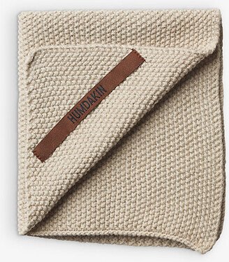 Humdakin Logo-tag Knitted Organic-cotton Dishcloth 28cm x 28cm-AA