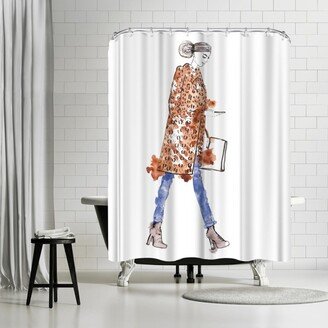 71 x 74 Shower Curtain, Fall Fur by Alison B