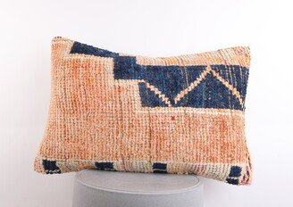 Decorative Throw Pillow, Turkish Kilim Vintage Home Decor, Boho Cushion Cover, Couch Aztec Pillow