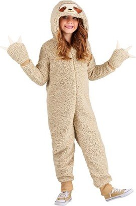 HalloweenCostumes.com X Large Sloth Onesie Costume for Kids, Brown