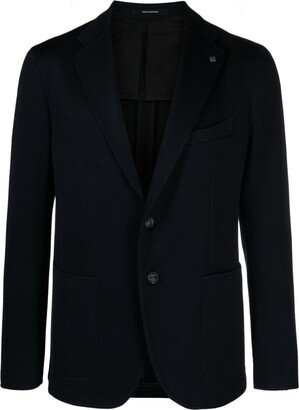 Single-Breasted Jersey Blazer-AB