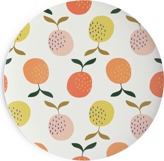 Salad Plates: Little Oranges - Multi Salad Plate, Orange