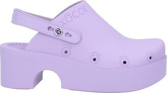 XOCOI Mules & Clogs Lilac