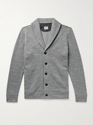 Inlet Shawl-Collar Cotton-Blend Cardigan