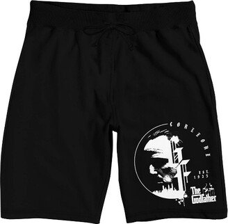 The Godfather Vito Corleone Icon Men's Black Sleep Pajama Shorts