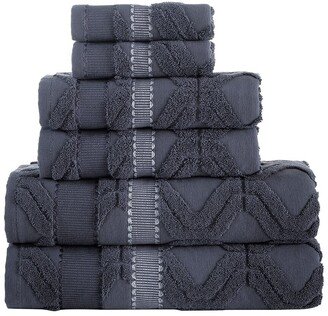 Large Square 6Pc Towel Set-AE