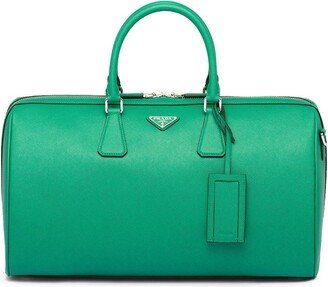 Saffiano leather holdall