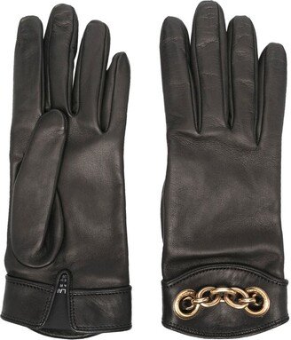 Lambskin Chain-Link Gloves