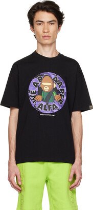 AAPE by A Bathing Ape Black Alfa Camo T-Shirt