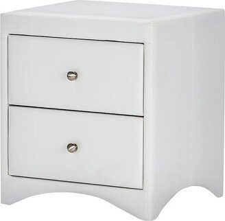 Dorian Faux Leather Upholstered Modern Nightstand