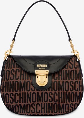 All-over Logo Nylon Handbag