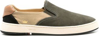 Two-Tone Slip-On Sneakers