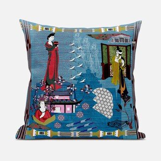 Amrita Sen Designs Amrita Sen Empress Hall Indoor Outdoor Pillow-AA