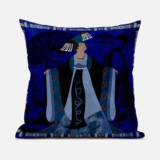 Amrita Sen Designs Amrita Sen Three Woman Indoor Outdoor Pillow-AA