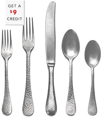 5Pc Flatware Set With $9 Credit-AC