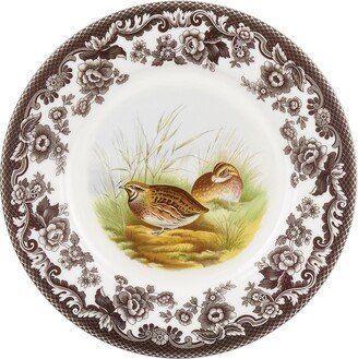 Woodland Quail Luncheon Plate