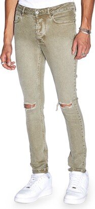 Van Winkle Outback Ripped Recycled Cotton Blend Skinny Jeans