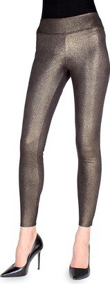 Metallic Sheen Shaping Leggings