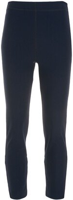 High-Waisted Skinny Trousers-AB