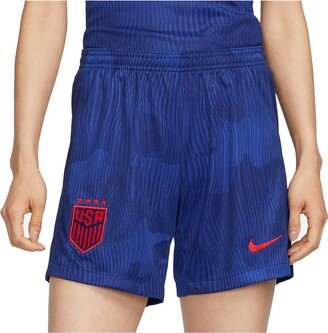 Women's Blue Uswnt 2023 Away Stadium Shorts