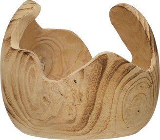 Decorative Paulownia Wood Organic Shaped Bowl