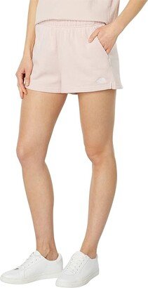 Half Dome Fleece Shorts (Pink Moss/TNF White) Women's Shorts