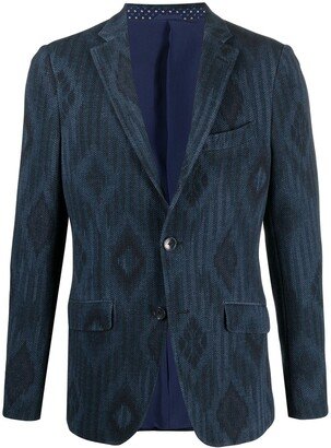 Diamond Pattern Blazer